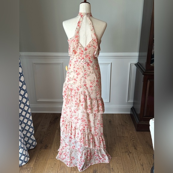 NEW Style Cheat High Neck Floral Maxi Dress size 6 - Picture 5 of 13
